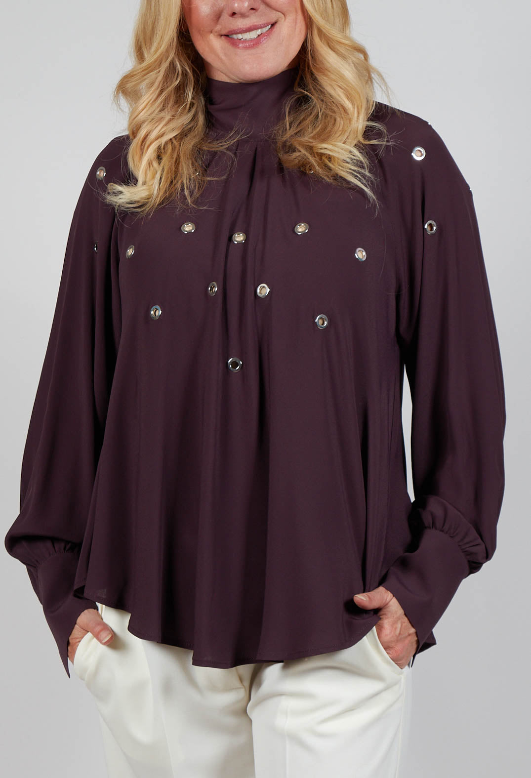 Torre Blouse in Purple