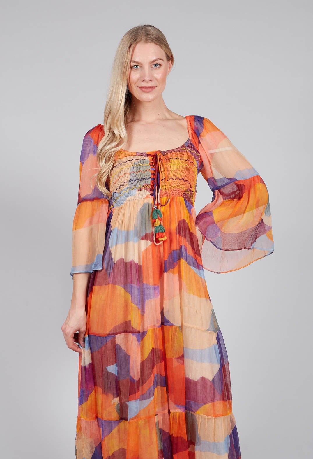 Touloulou Dress in Orange