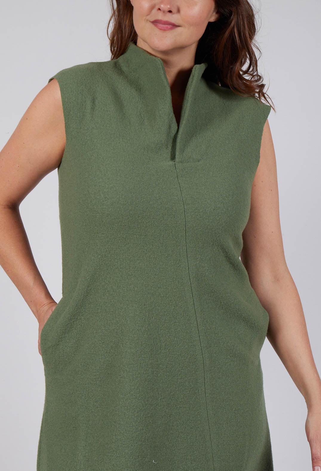 Toya Dress in Khaki