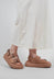 Triple Strap Platform Sandal in London Cheyenne