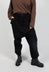 Trousers with Attachable Brace in Black