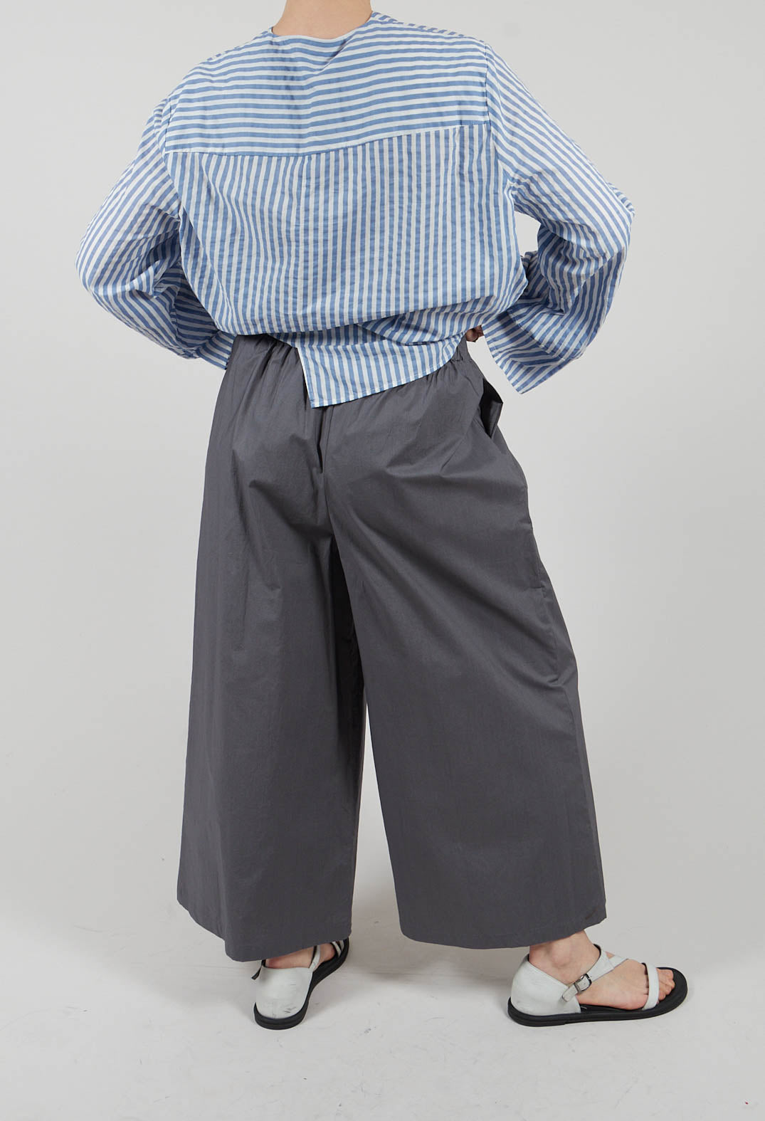 Trousers with Wide Leg in Shadow
