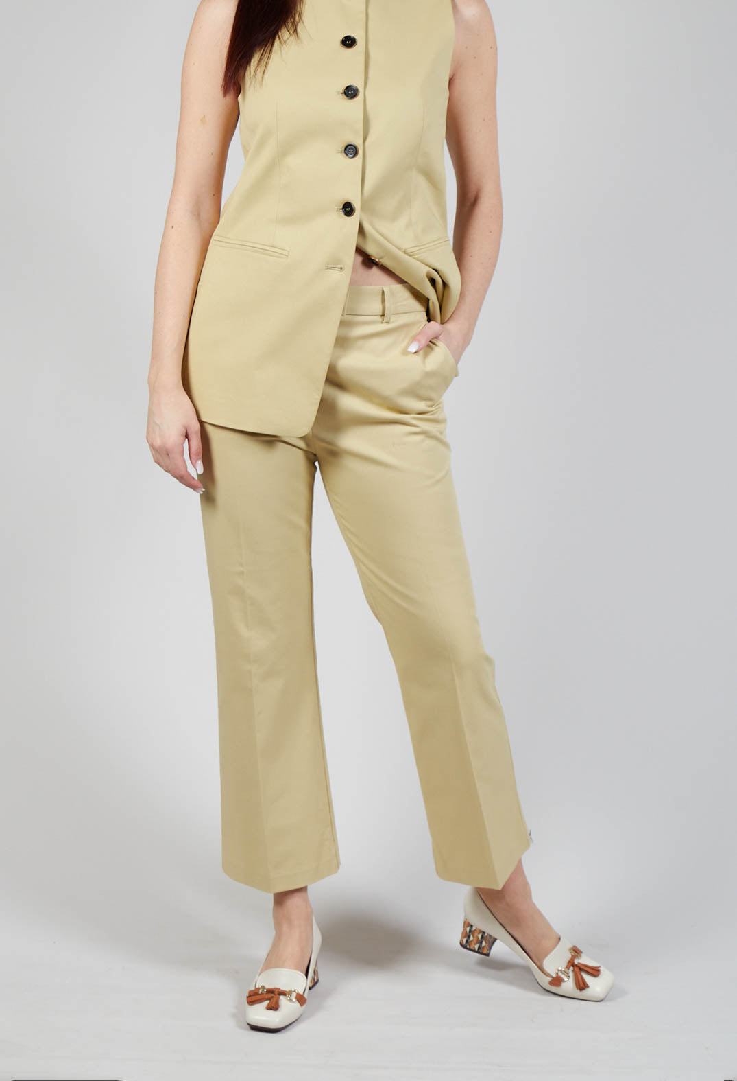 Trumpet Trousers in Pear Sorbet