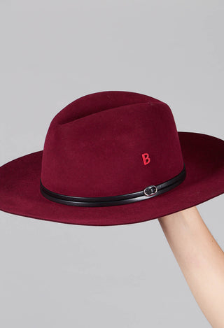 Tuileries Hat in Burgundy