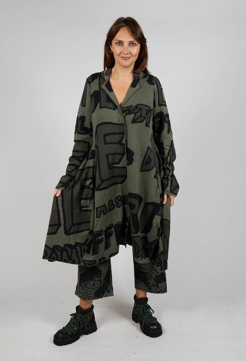 Tulip Hem Coat in Salina - 3631211