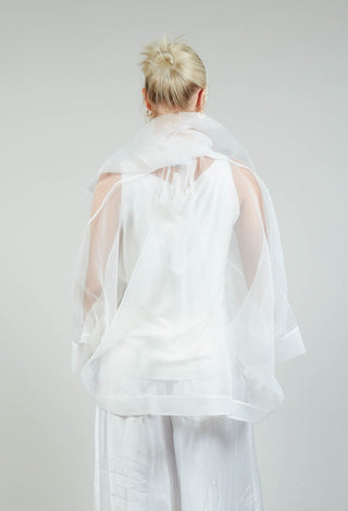 Tulle Jacket in White