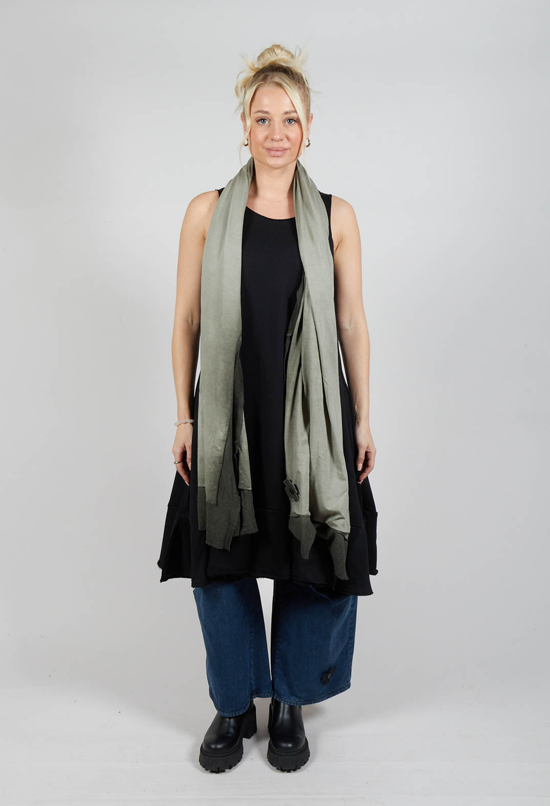 Tulle Scarf in Olive