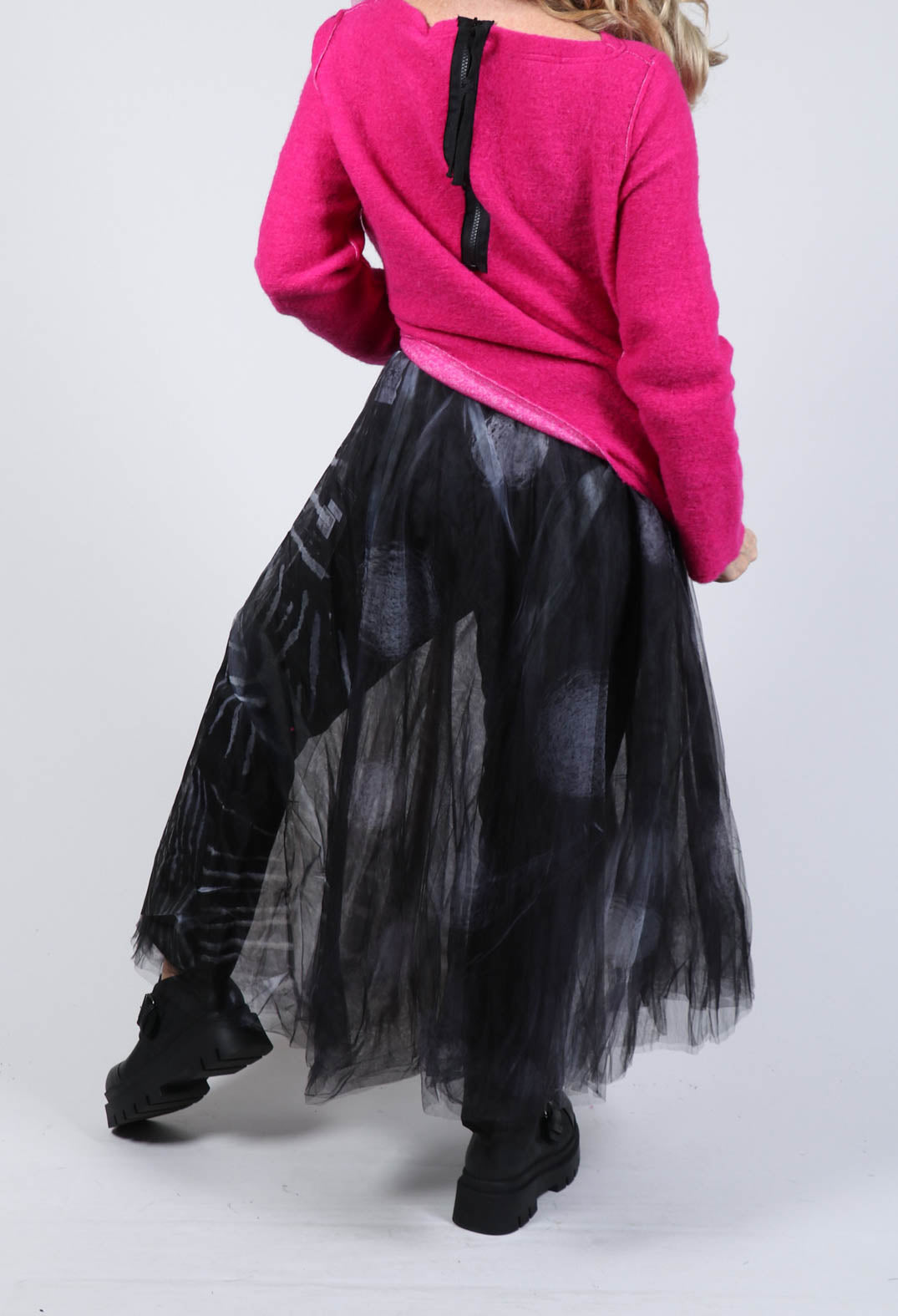 Rundholz black tulle skirt sale