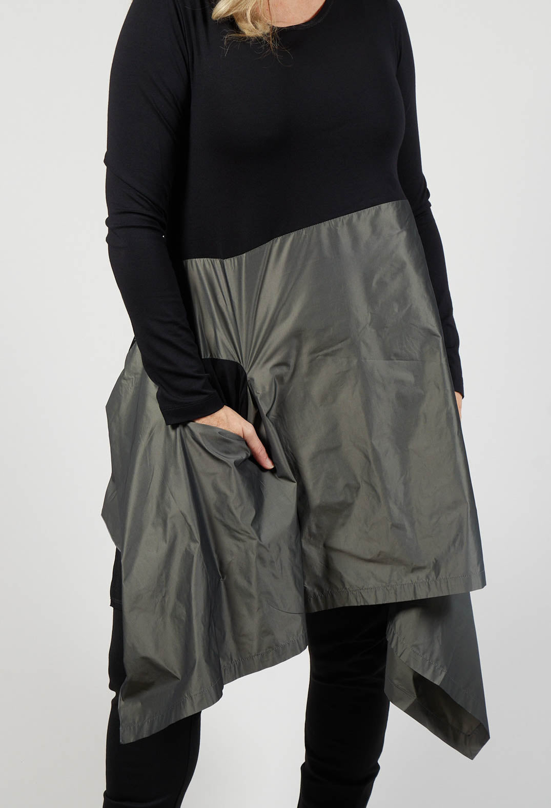 Tunic Bise In Black Olive Green