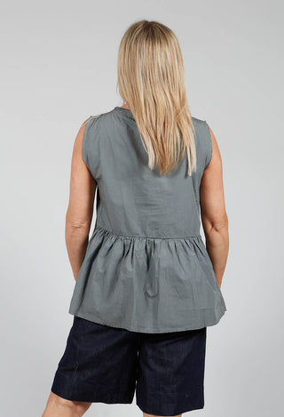 Tunic Blouse in Asfalto