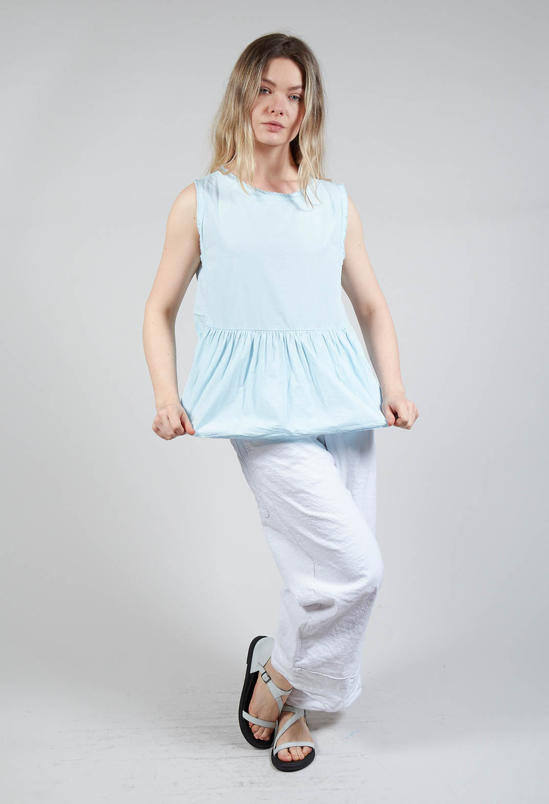 Tunic Blouse in Cielo