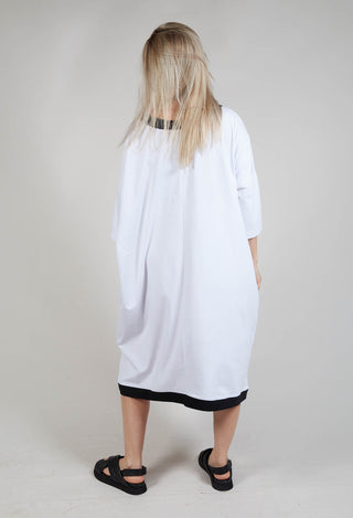 Tunic Dress in White and Black