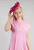 Turn Up Disc Fascinator in Magenta