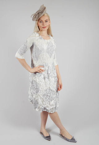 Turn Up Disc Fascinator in Pearl