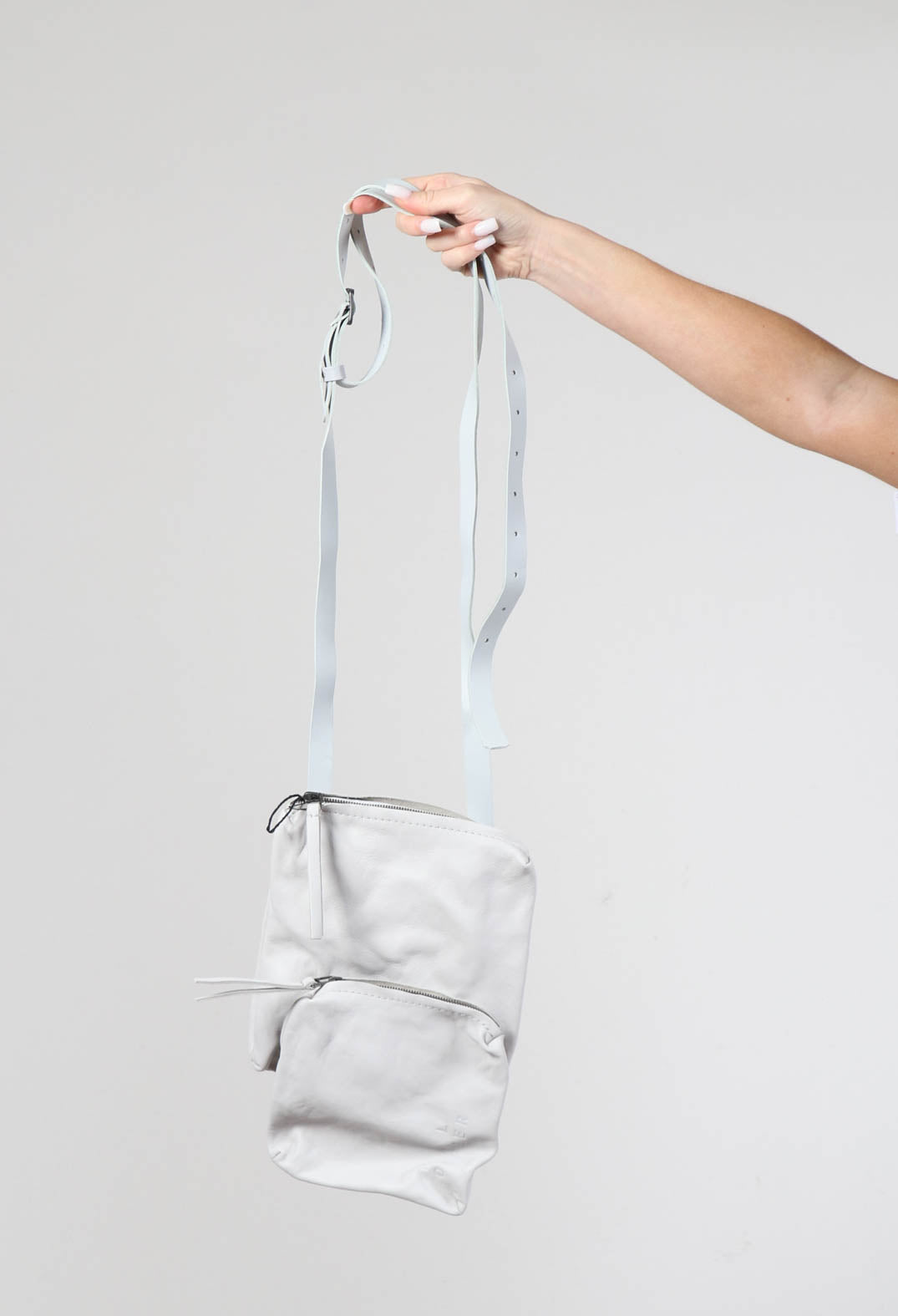 Twin Pocket Bag in Cement
