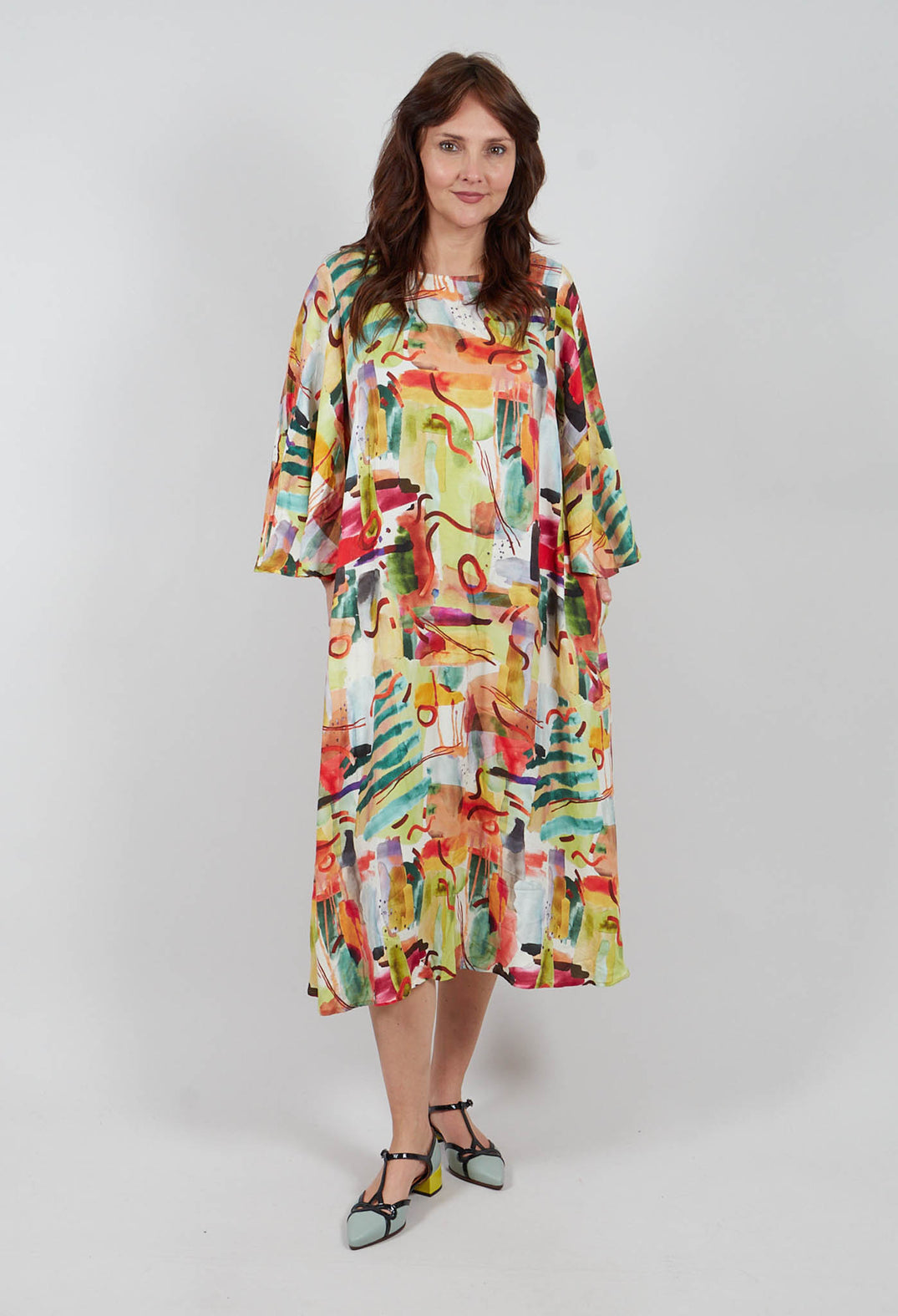 Aino Aino Dress in Multicolour Print | Olivia May