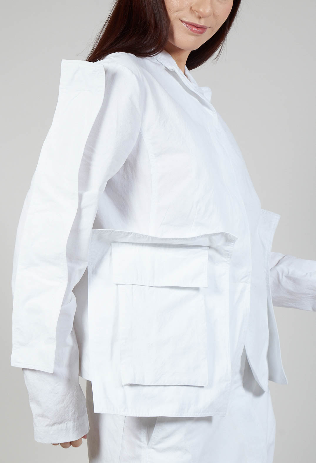 Utility Jacket in White