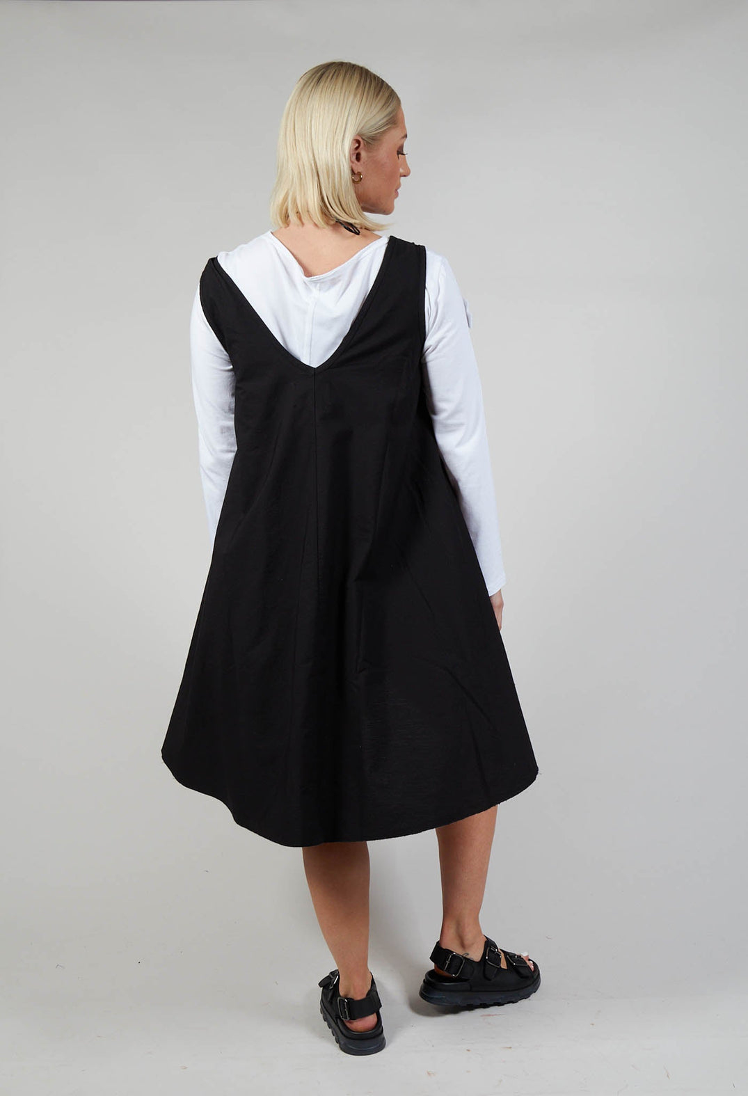 V-Neck Dress in Black