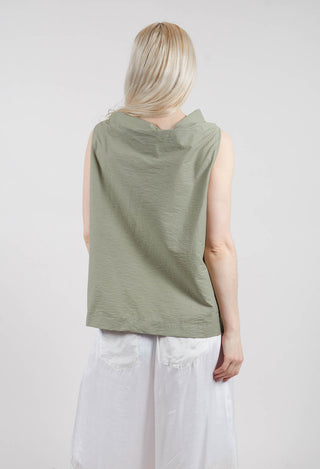 Diagonal Top in Green