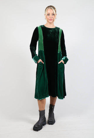 Valentina Trio Dress Bottle Green