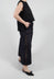 Vega Wide Leg Trousers with Lace Insert in Black