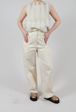 Vela Trousers in Off White