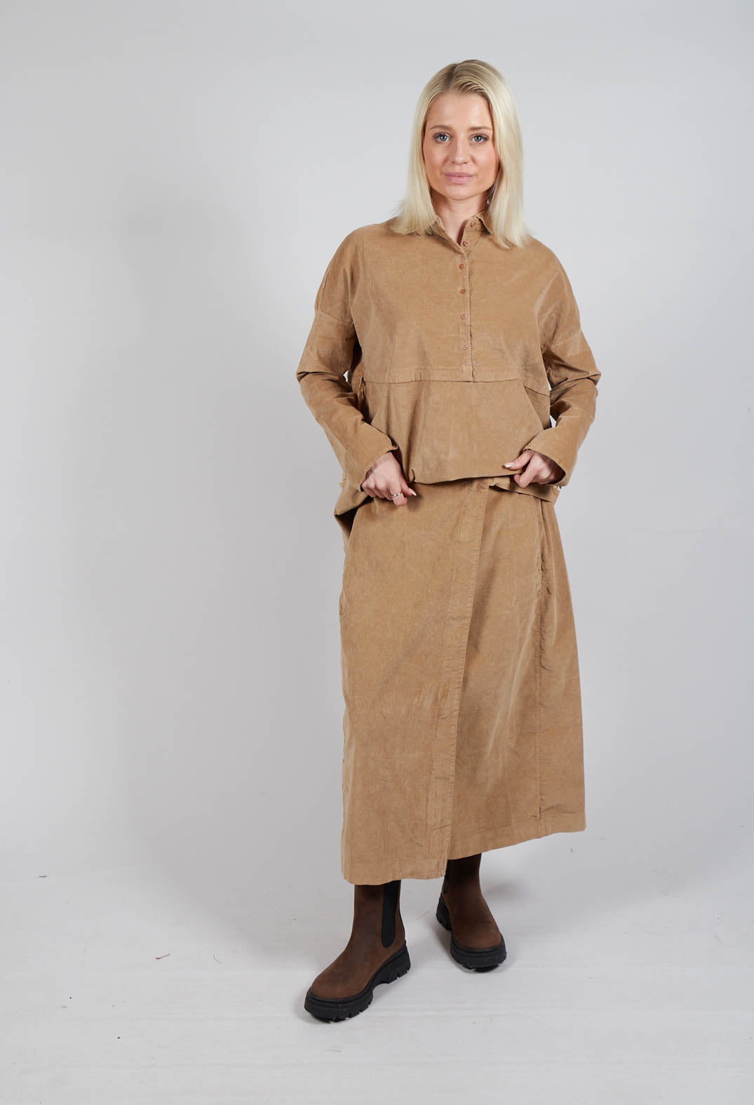 album di famiglia VELVET WRAP SKIRT 【公式通販】