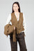 Verde Waistcoat in Brown Tweed