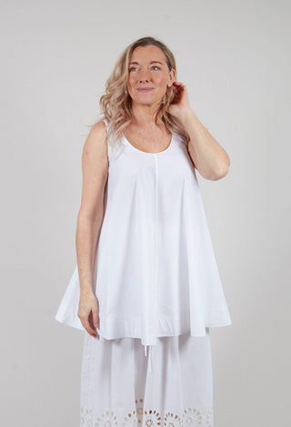 Vest Top in Off White