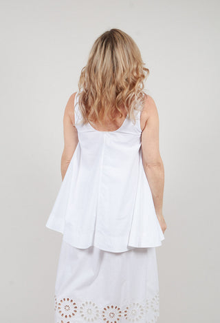 Vest Top in Off White