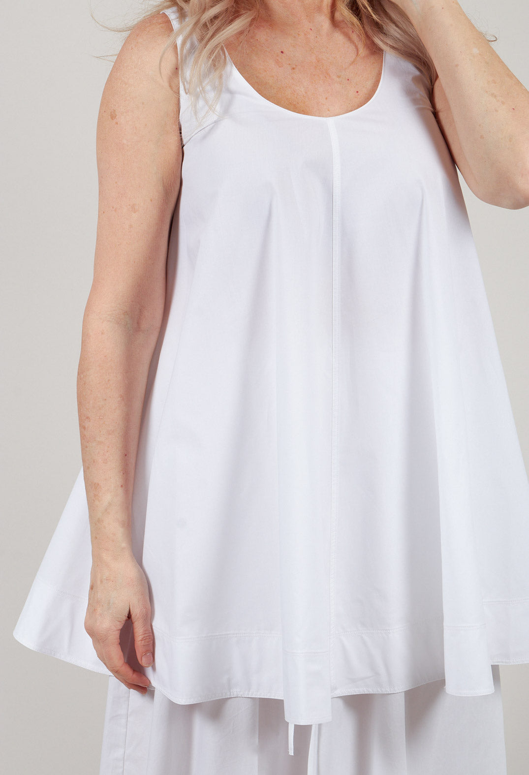 Vest Top in Off White