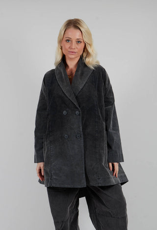 Vintage Look Coat in Pewter