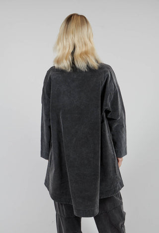 Vintage Look Coat in Pewter