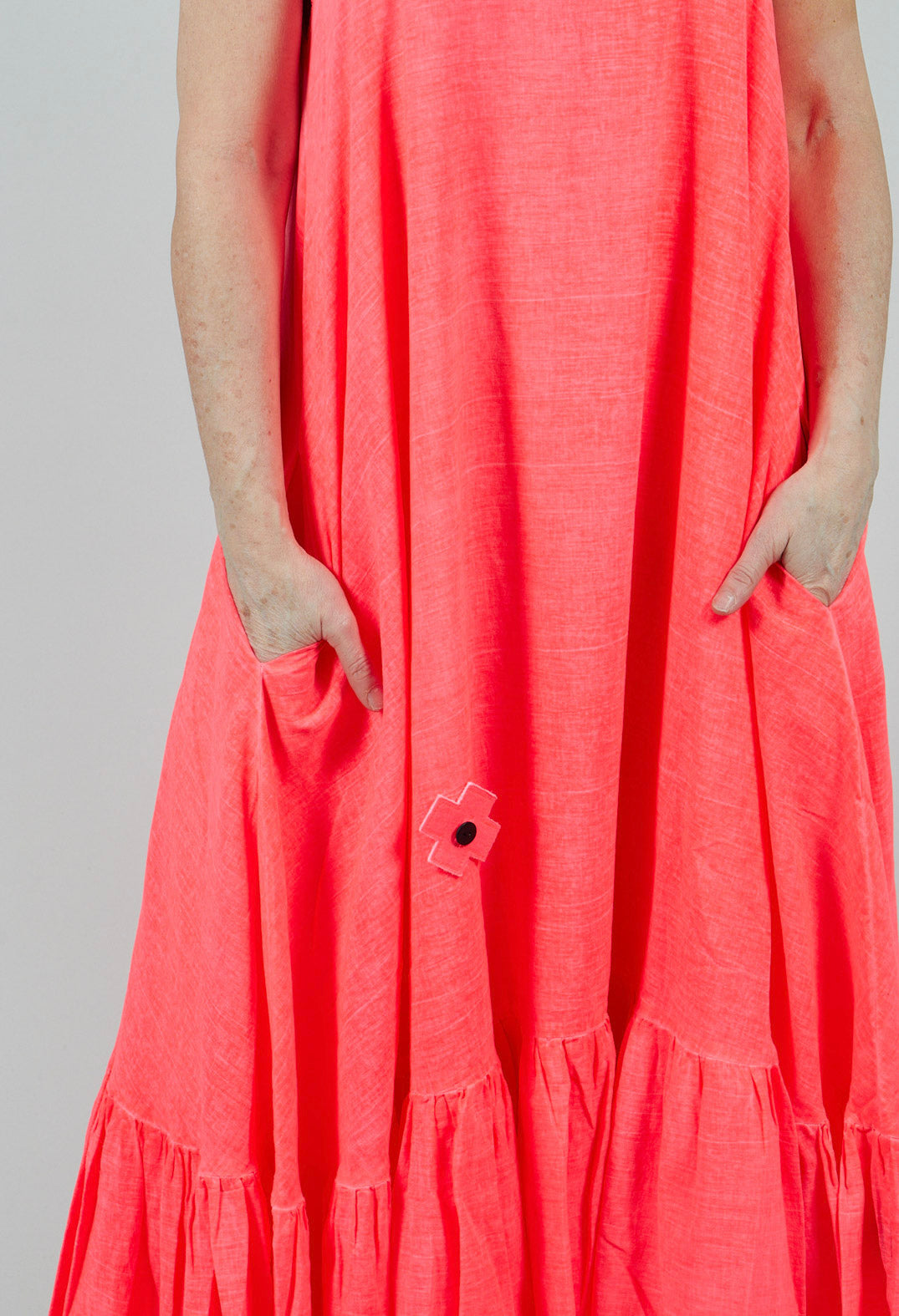Voile Tutu Dress in Coral