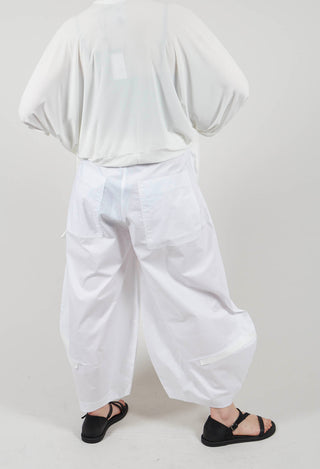 Wide Leg  Trouser in Friday White