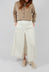 Wide Leg Trouser in Greige