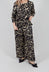 Wide Leg Trouser in Lark and Nero
