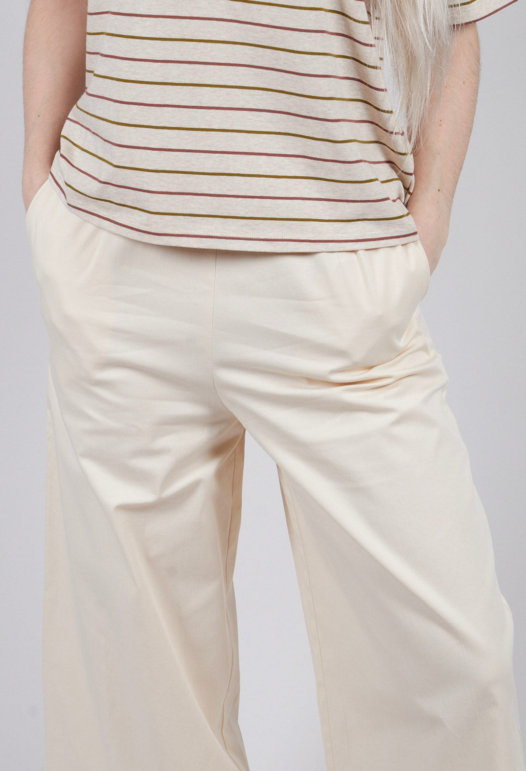 Wide Leg Trousers in Sasso