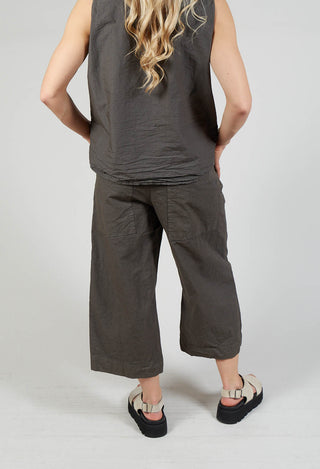 Wide and Short Trousers CC in Antracite