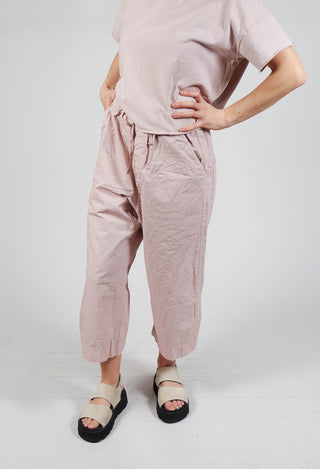 Wide and Short Trousers CC in Petal Pink
