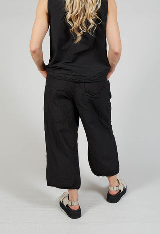Wide and Short Trousers TC in Black