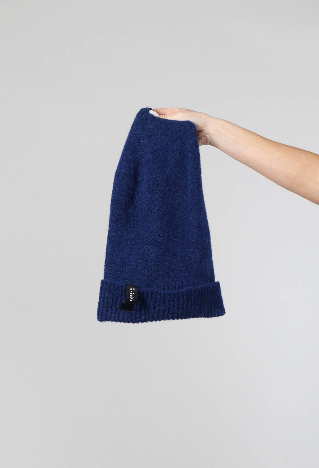 Winter Knit Beanie in Gentian Blue