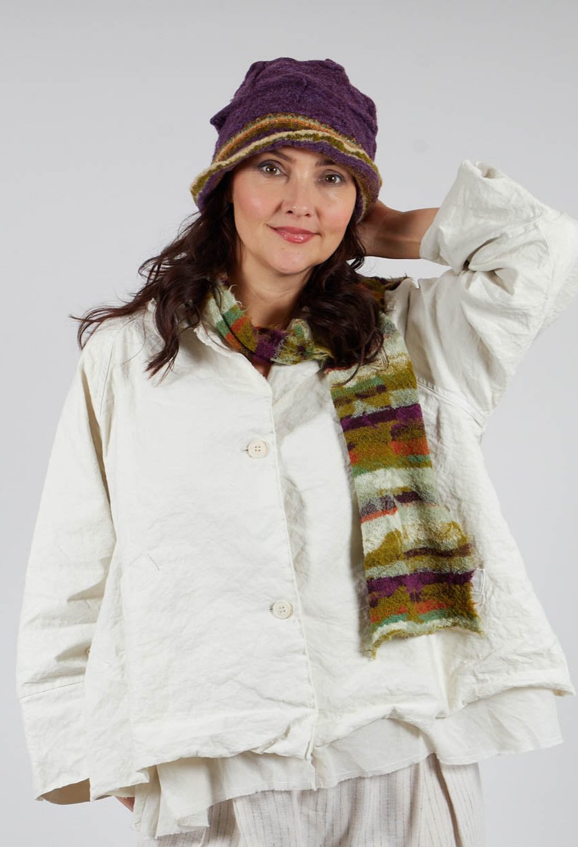 Wool Bucket Hat in Iris