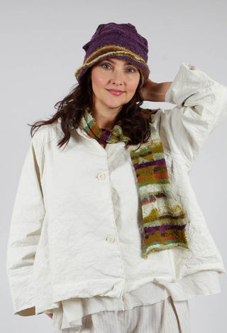 Wool Bucket Hat in Iris