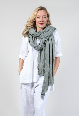 Wool Long Scarf in Original Green