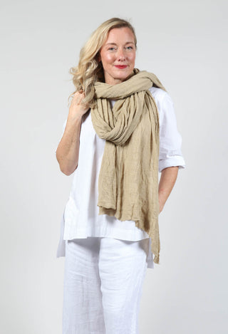 Wool Scarf in Original Beige