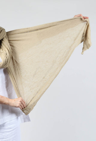 Wool Scarf in Original Beige