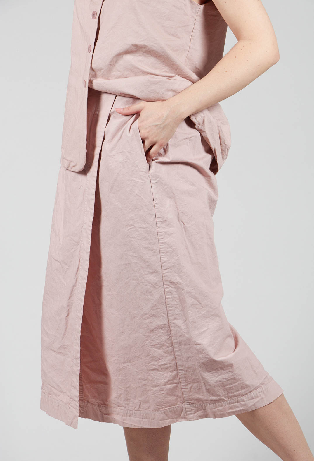 Album Di Famiglia Wrap Skirt CC in Petal Pink | Olivia May