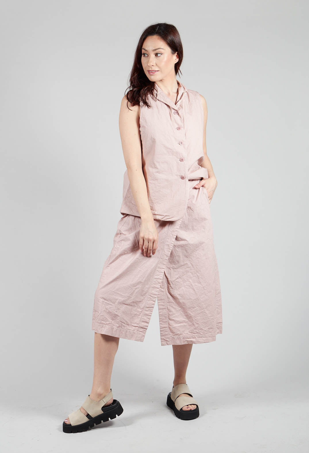 Wrap Skirt CC in Petal Pink