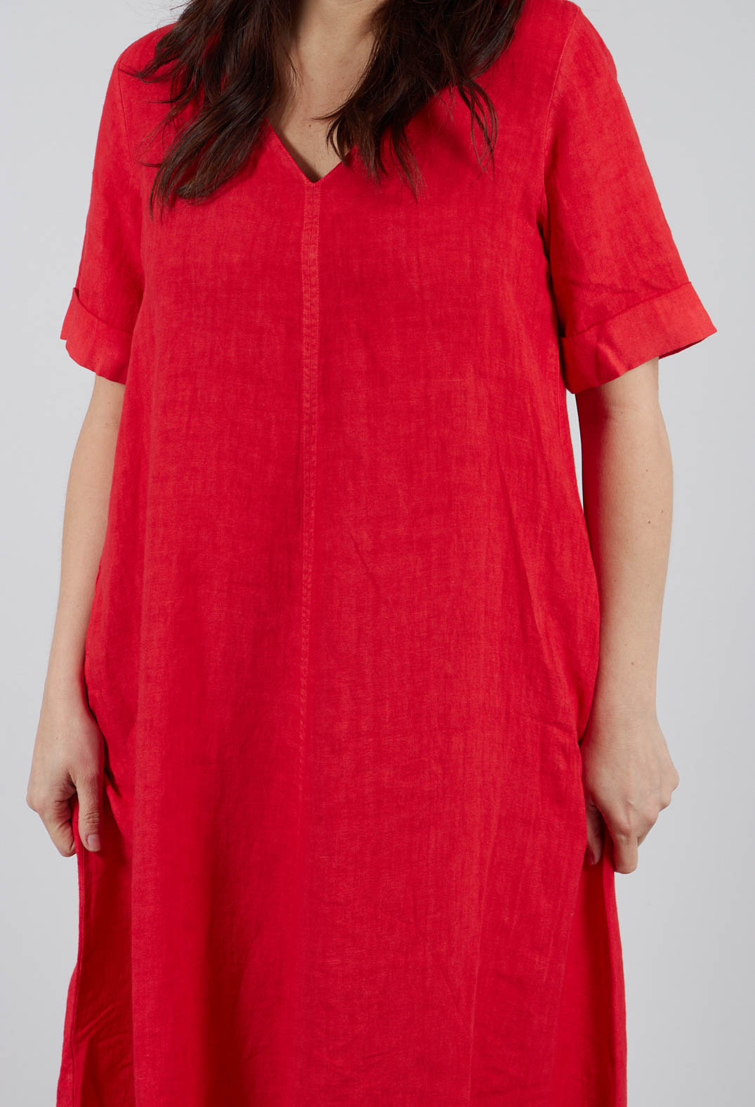 Zaris Dress in Bright Red
